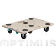 CARRO PLATAFORMA DIVISIBLE FT300 564X390X120MM MAX. CARGA 200 KG WOLFCRAFT