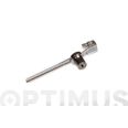 CERRADURA VITRINA 10A 120MM NIQUEL ALIG