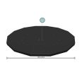 COBERTOR DE PVC PARA PISCINA REDONDA DE MARCO METALICO &Oslash; 430 CM