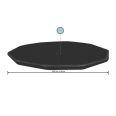 COBERTOR DE PVC PARA PISCINA REDONDA DE MARCO METALICO &Oslash; 458 CM