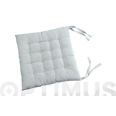 COJIN SILLA ALGODON 40X40 CM GRIS CLARO QF+