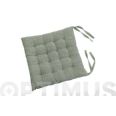 COJIN SILLA ALGODON 40X40 CM VERDE OLIVA QF+