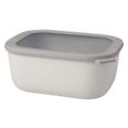 CONTENEDOR ALIMENTOS RECTANGULAR CON TAPA 3000 ML - BLANCO