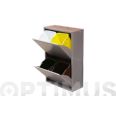 CONTENEDOR BASURA 4 CAV. MET/GR 92X60X25 GORO