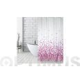 CORTINA BA&Ntilde;O BREST FUCSIA 180 X 200 CM