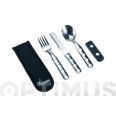 CUBIERTOS 4 PZS 1410 (CON FUNDA) LAKEN