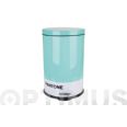 CUBO BASURA METAL PANTONE 20 LT.  TURQUESA BALVI