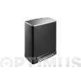 CUBO RECICLAJE METALICO E-CUBE 28+18 L-NEGRO EKO