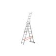 ESCALERA ALUMINIO PROFESIONAL TRIPLE COMBINADA 3X14 PELDA&Ntilde;OS