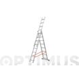 ESCALERA ALUMINIO TRIPLE COMBINADA 3 X 7 PELDAÑOS KYLATE