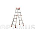 ESCALERA TELESCOPICA ALUMINIO 4 + 5 PELDA&Ntilde;OS SUPER GIERRE