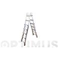 ESCALERA TELESCOPICA ALUMINIO 5+5 PELDA&Ntilde;OS CODIVEN