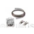 FLEJE ABRAZADERA INOX W2 ROLLO 3 MT 9 MM + 8 TORNILLOS UNIQ DAMESA