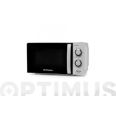 HORNO MICROONDAS SIN GRILL MI 2118 20L SILVER 