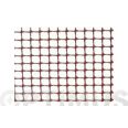 MALLA CUADRANET 10 X 10MM 300GR/M&sup2; 1 X 5 M MARRON NORTENE