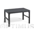 MESA RATAN RESINA 116X71X40/60 CM LYON ANTRACITA -M-
