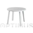 MESA REDONDA 90 CM  CRISTOBAL BLANCO