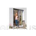 MOSQUITERA CORTINA MAGNETICA ANTRACITA 90 X 210 CM -J-