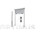 MOSQUITERA ENROLLABLE VERTICAL ALTO 1,40 X ANCHO 1,35 BLANCA HEYAC -J-