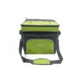 NEVERA CAMPING FLEXIBLE VERDE Y GRIS 25 L