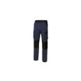 PANTAL&Oacute;N BICOLOR AZUL/NEGRO  MULTIBOLSILLO  VELILLA