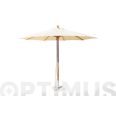 PARASOL MADERA CRUDO 300 CM TUBO 48 MM