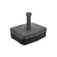 PIE PARASOL RELLENABLE CON RUEDAS 40 KG &Oslash; 21-54 MM NEGRO