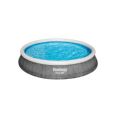 PISCINA FAST SET RATAN 7340 L DEPURADORA DE CARTUCHO 2006 L/H &Oslash; 396 X 84 CM