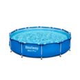 PISCINA STEEL PRO 6473 L DEPURADORA DE CARTUCHO 1249 L/H  &Oslash; 366 X 76 CM