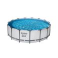 PISCINA STEEL PRO MAX 16015 L DEPURADORA DE CARTUCHO 3028 L/H  &Oslash; 457 X 122 CM