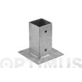 PLETINA CUADRADA BASE PLANA 71X150X150MM