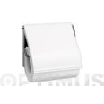 PORTARROLLO WC CON TAPA BLANCO BRABANTIA 