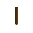 POSTE CUADRADO MARRON 240 X 7 X 7 CM