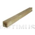 POSTE MADERA CUADRADO VERDE  9X9X240 CM