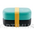 RECIPIENTE HERM&Eacute;TICO LEKUE CON DOBLE TAPER COLOR TURQUESA (1L)