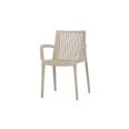 SILLA POLIPROPILENO DALLAS  TAUPE