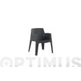 SILLA RESINA MASTER 67X60X82 CM ANTRACITA