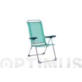 SILLON ALTO POSICION ALUM/FIBRELINE AZUL **