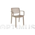 SILLON CON BRAZOS POLIPROPILENO  WIND ARENA