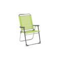 SILLON PLAYA FIJO SEGURIDAD RESPALDO ALTO ALUMINIO FIBRELINE PISTACHO