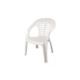 SILLON RESINA APILABLE CONFORT BLANCO