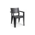 SILLON RESINA APILABLE JULIE GRAFITO