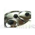TAPA ACERO INOX POMO BAQUELITA 12 CM STEEL PAN