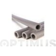 TIRA DE 1 MT. COQUILLA POLIETILENO GRIS (ESPESOR 10MM) &Oslash; INT.22 MM -J-