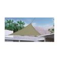 TOLDO VELA SOMBREO TRIANGULAR POLIETILENO 5 X 5 X 5 M TIERRA