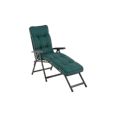 TUMBONA PLEGABLE ALBA CON REPOSAPIES 7 POSICIONES GRIS/VERDE