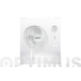 VENTILADOR DE PIE BLANCO CON BASE REDONDA 45W &Oslash; 40CM SONEDAS .
